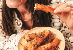 Rosemary-Honey Halloumi Fries