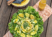 Shades of Green Salad with Alberta Vinaigrette