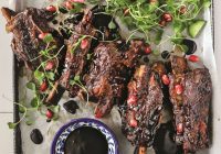 STICKY POMEGRANATE SHORT RIBS