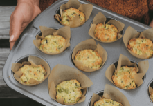 Zucchini Parmesan Egg Muffins